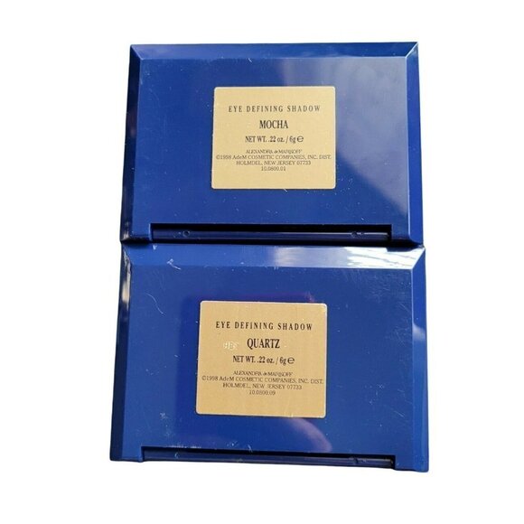 Alexandra De Markoff Eyeshadow Bundle Neutrals Mocha & Quartz NWOB Shimmery - Picture 5 of 7